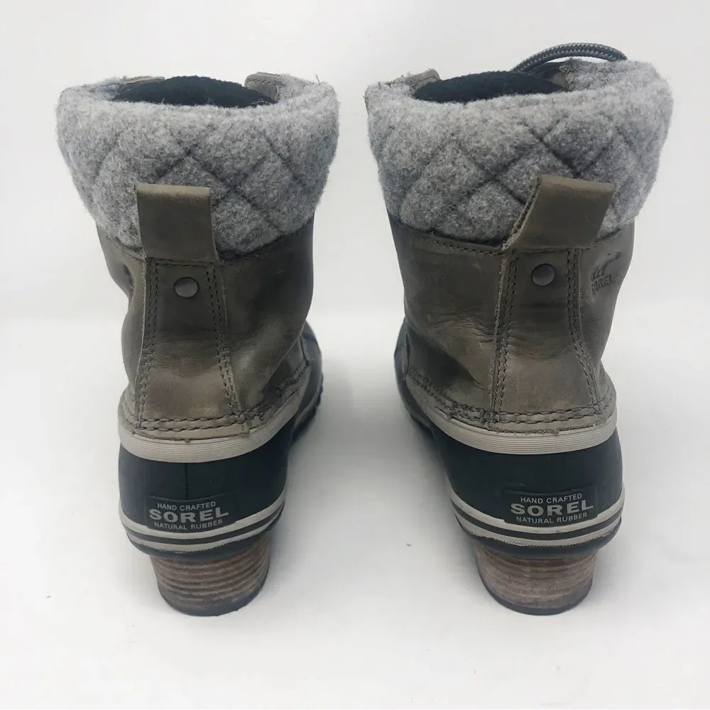 SOREL | Slimpack II Lace - Elk Waterproof Rain & Snow Boots Women’s Size 8.5